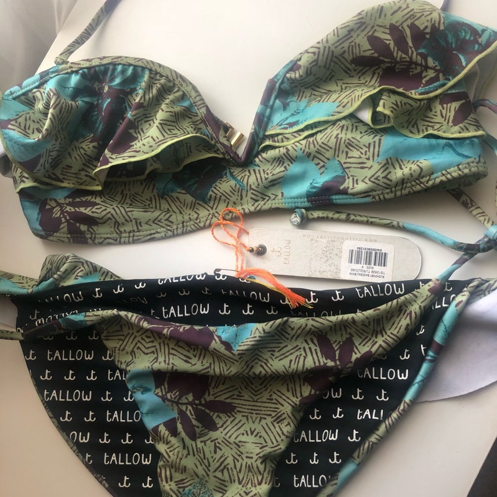 Tallow floral bikini NWT